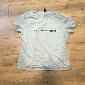 I’m Not A Robot Heather Gray T-Shirt